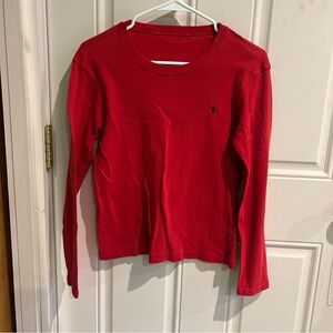 Red Women’s Long Sleeve Shirt